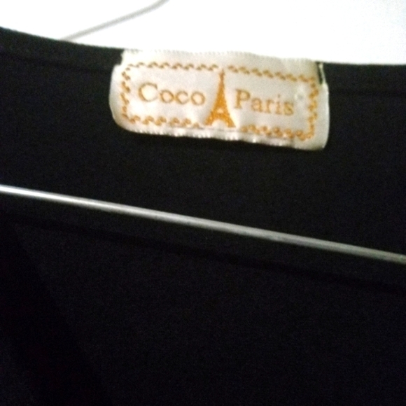 Beautiful Vintage "COCO PARIS" made in France faux suede long sleeve top blouse - Picture 3 of 7